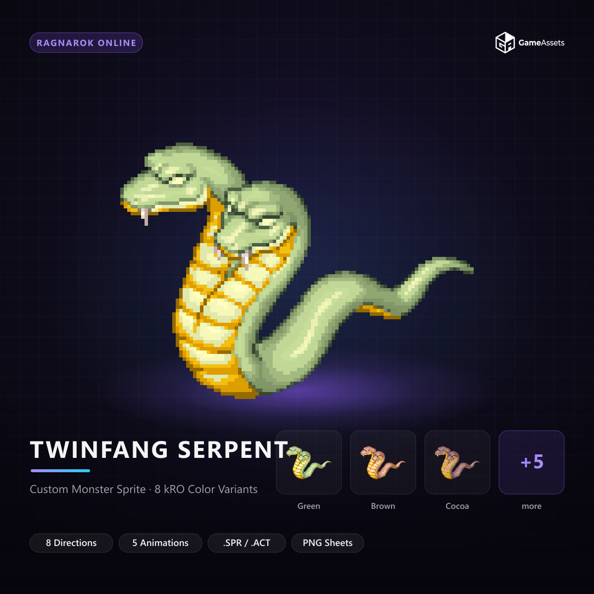 Twinfang Serpent — capa