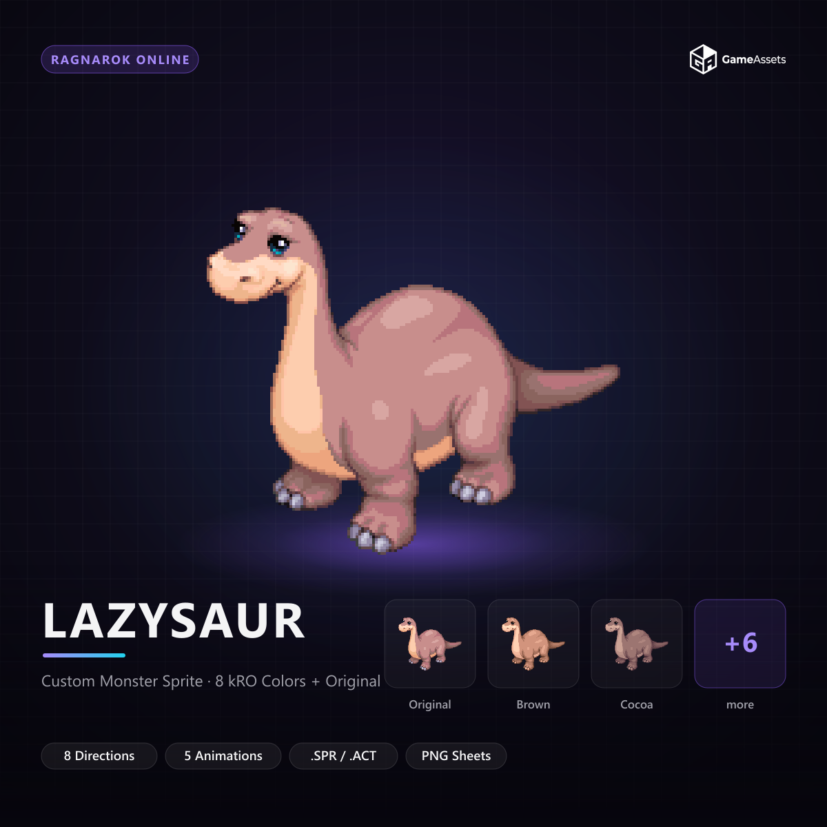 Lazysaur — capa