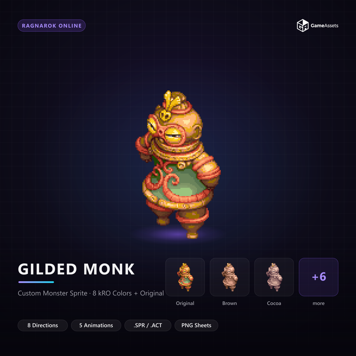 Gilded Monk — capa