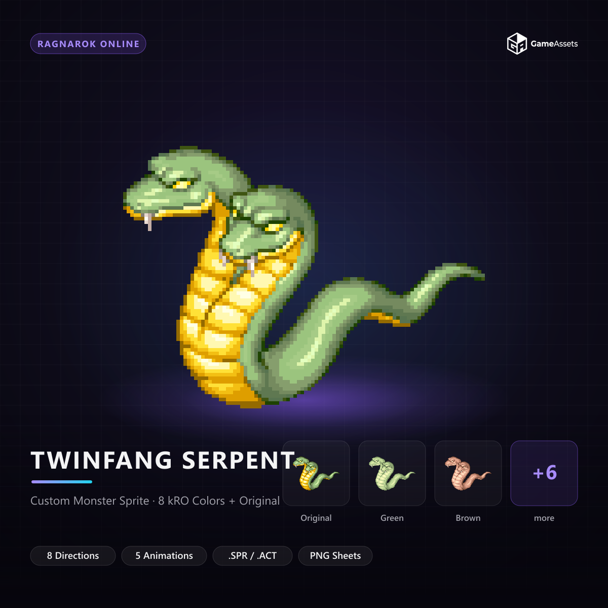 Twinfang Serpent — capa