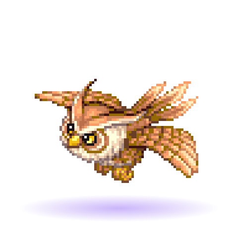 Featherhorn Owl — Monstro Ragnarok Online (9 cores)