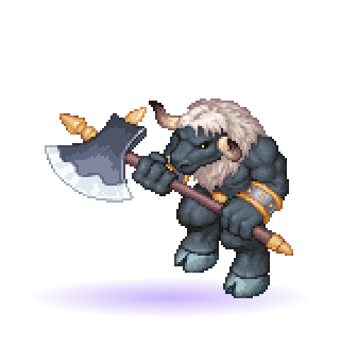 Obsidian Minotaur — Monstro Ragnarok Online