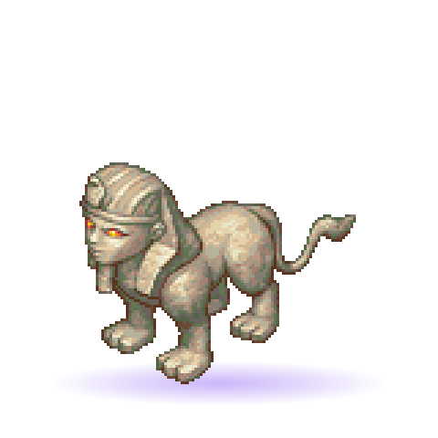 Sandsphinx — Monstro Ragnarok Online (9 cores)
