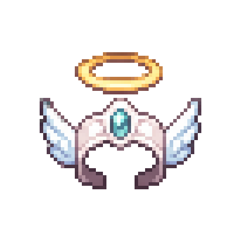 Seraph Halo Wings — Pixel Art Accessory