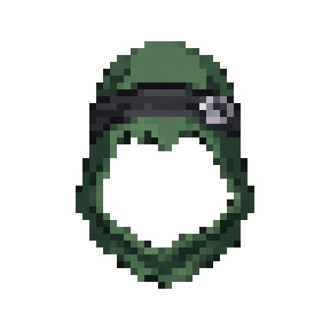 Shadowstep Hood — Pixel Art Headgear