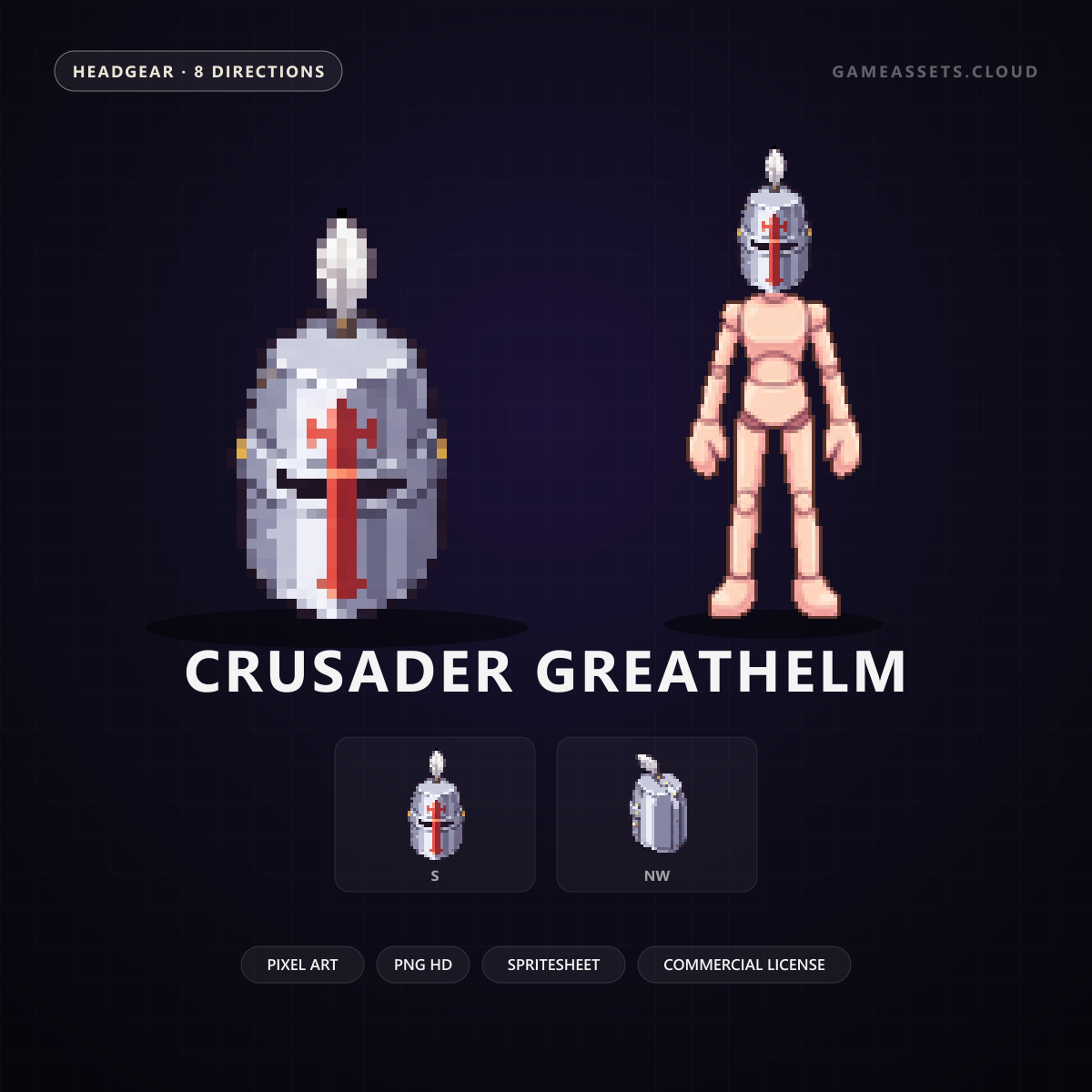Crusader Greathelm — capa