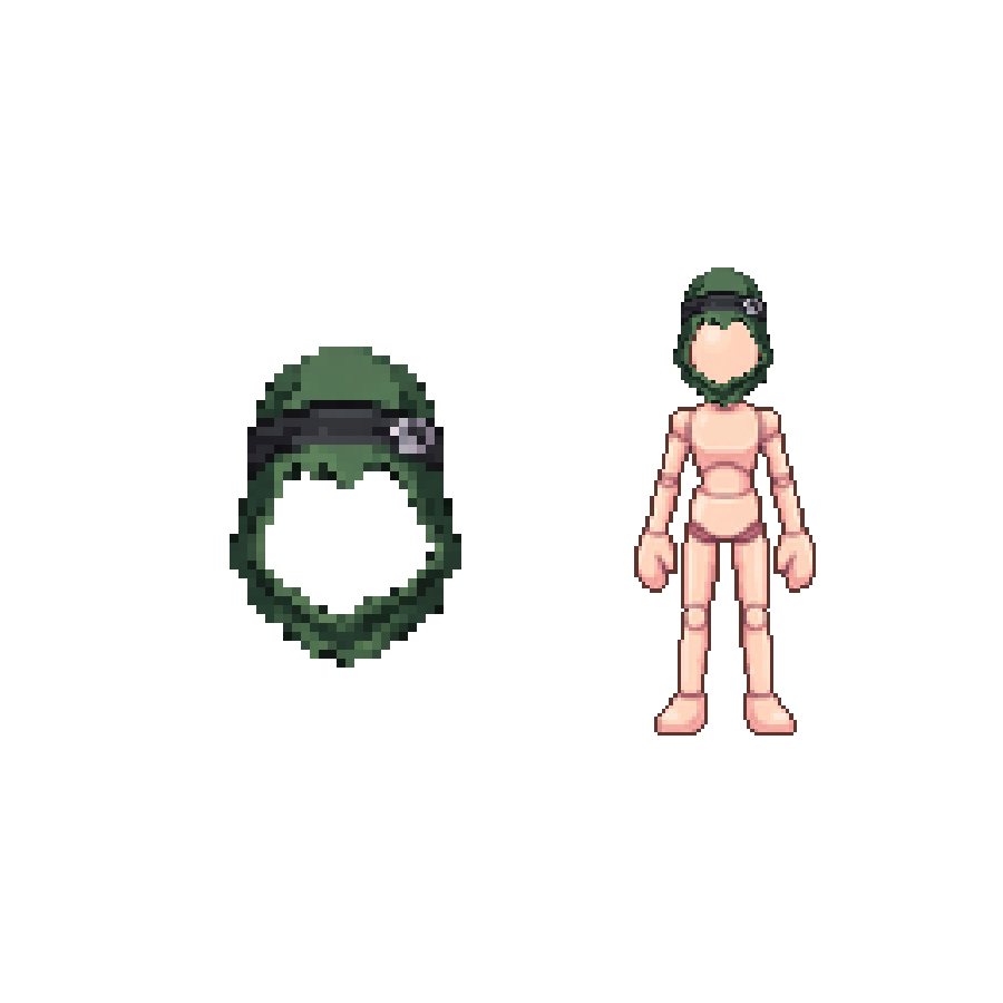 Shadowstep Hood — Pixel Art Headgear