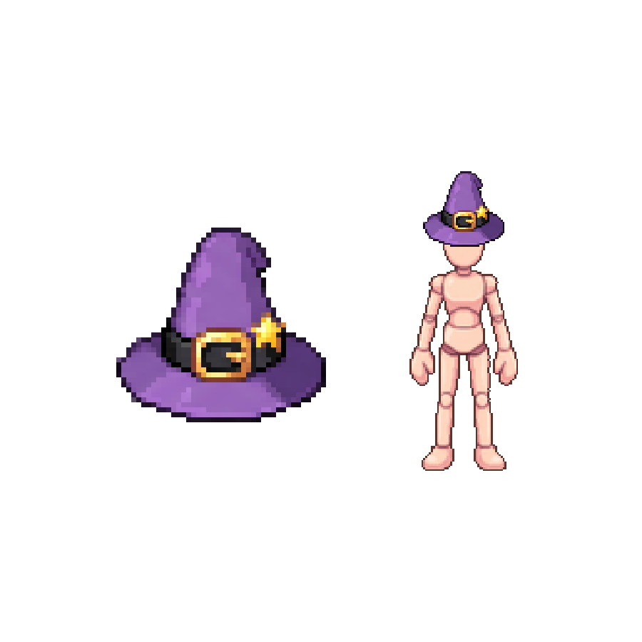 Hexweaver Hat — Pixel Art Headgear