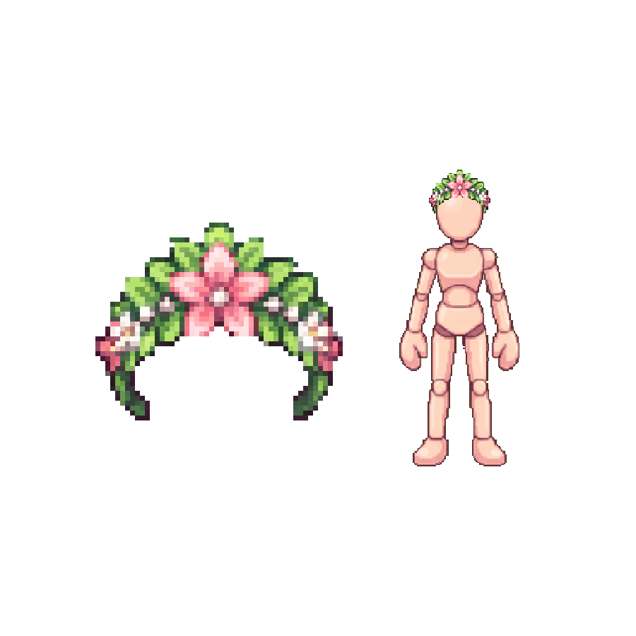 Bloomcrest Tiara — Pixel Art Headgear