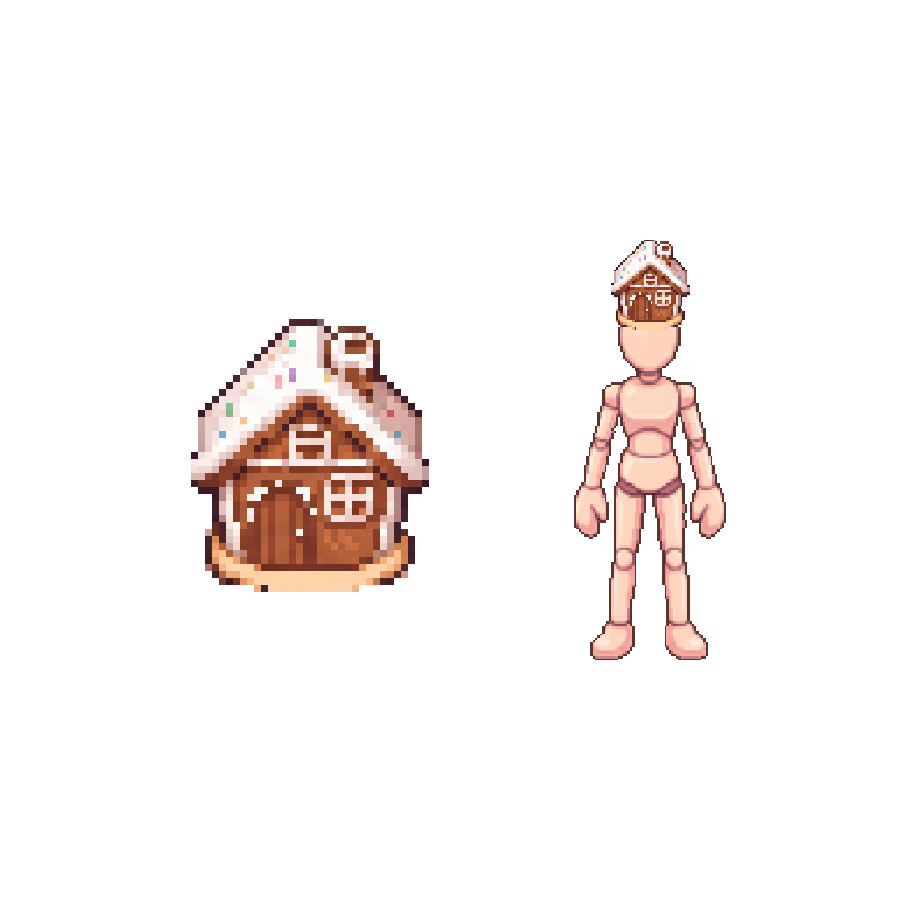 Gingersnap Cap — Pixel Art Headgear