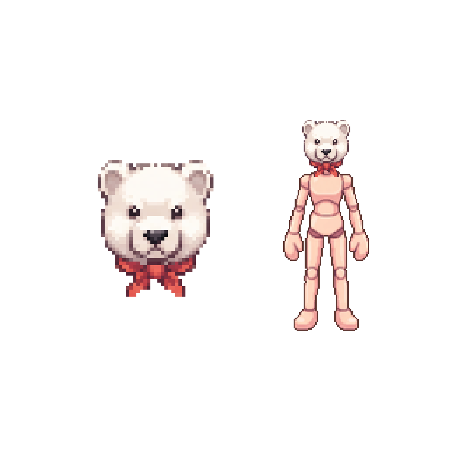 Polar Bear Helm — Pixel Art Headgear