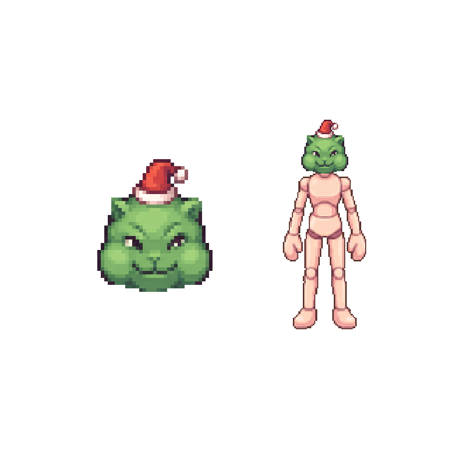 Grumbleheart Helm — Pixel Art Headgear
